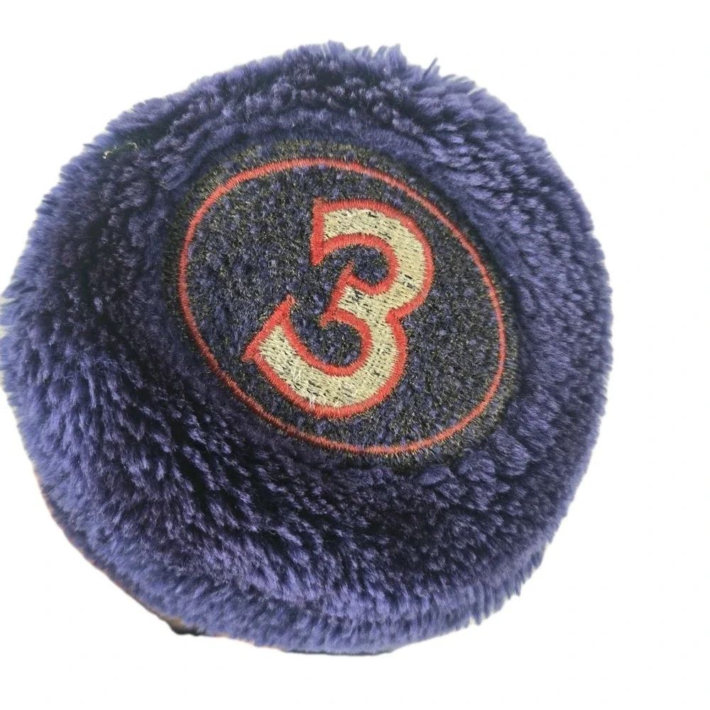 Vintage Callaway #3 Big Bertha War Bird Sole Plate Club Head Cover Navy Plush